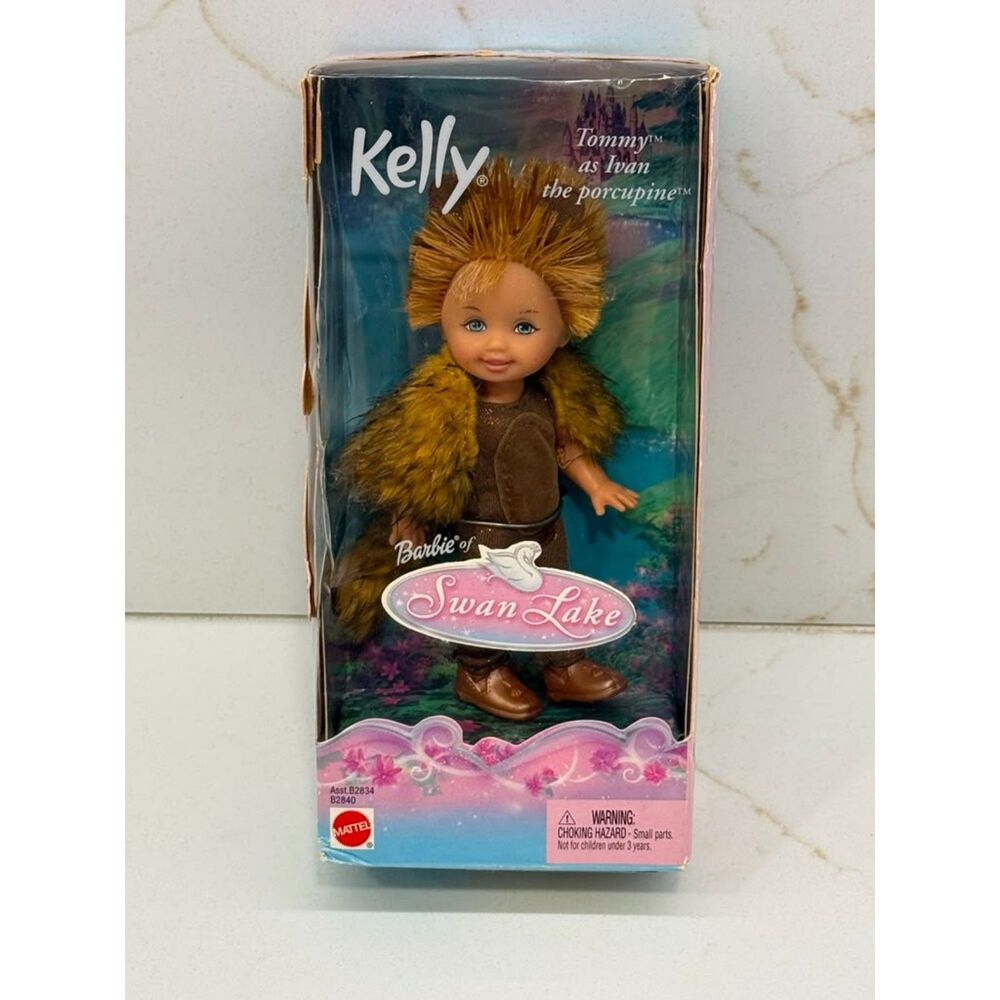 Barbie of Swan Lake Kelly Tommy as Ivan the Porcupine Doll 2003 Mattel B2840 NIB